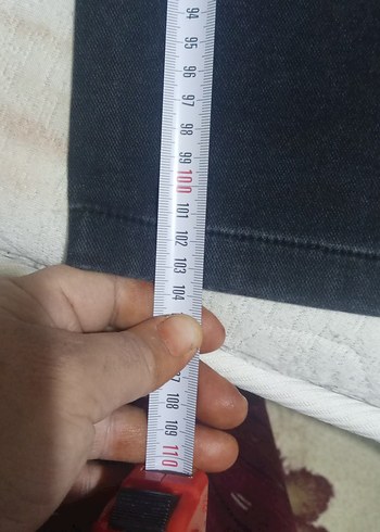 Erkek Siyah Kemerli Denim Pantolon - Görsel 3