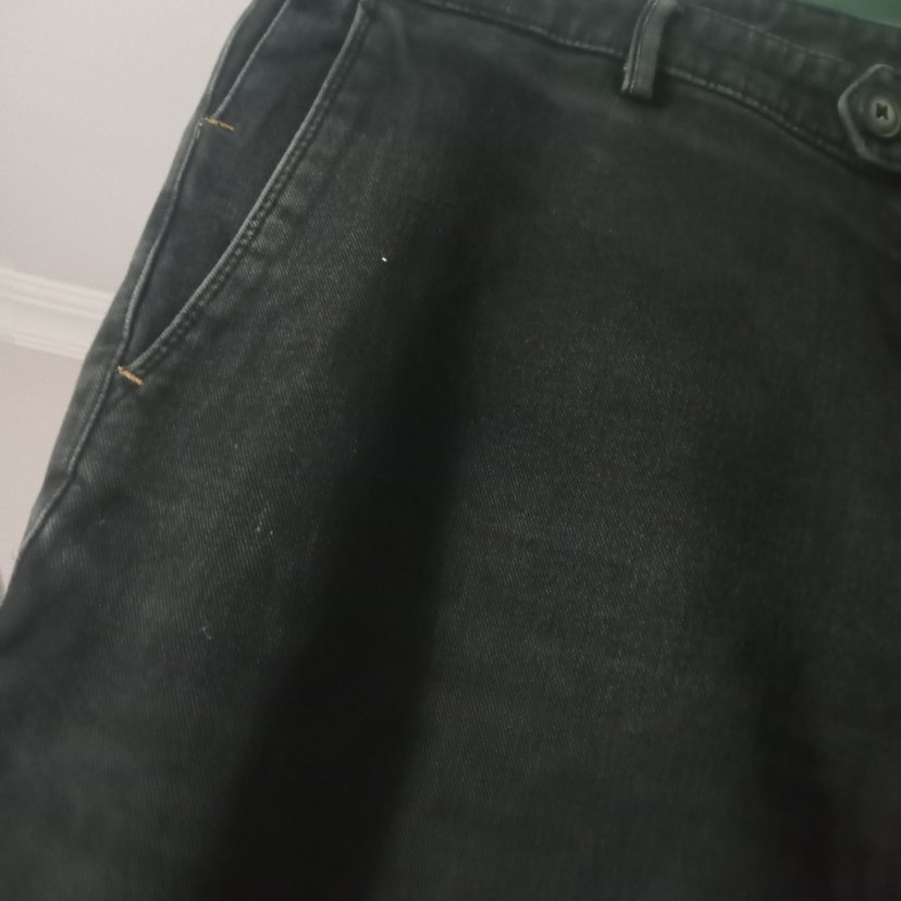 Erkek Siyah Kemerli Denim Pantolon - Görsel 2