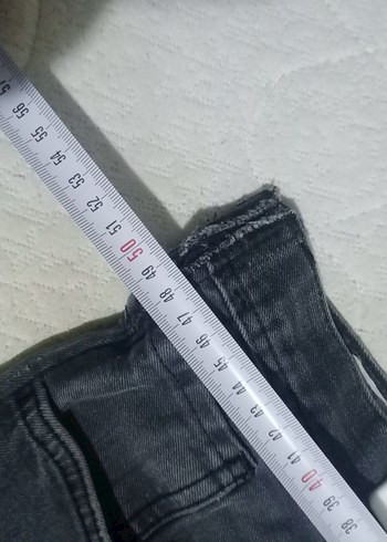 Gri Erkek Kot Pantolon, Regular Fit, - Görsel 5