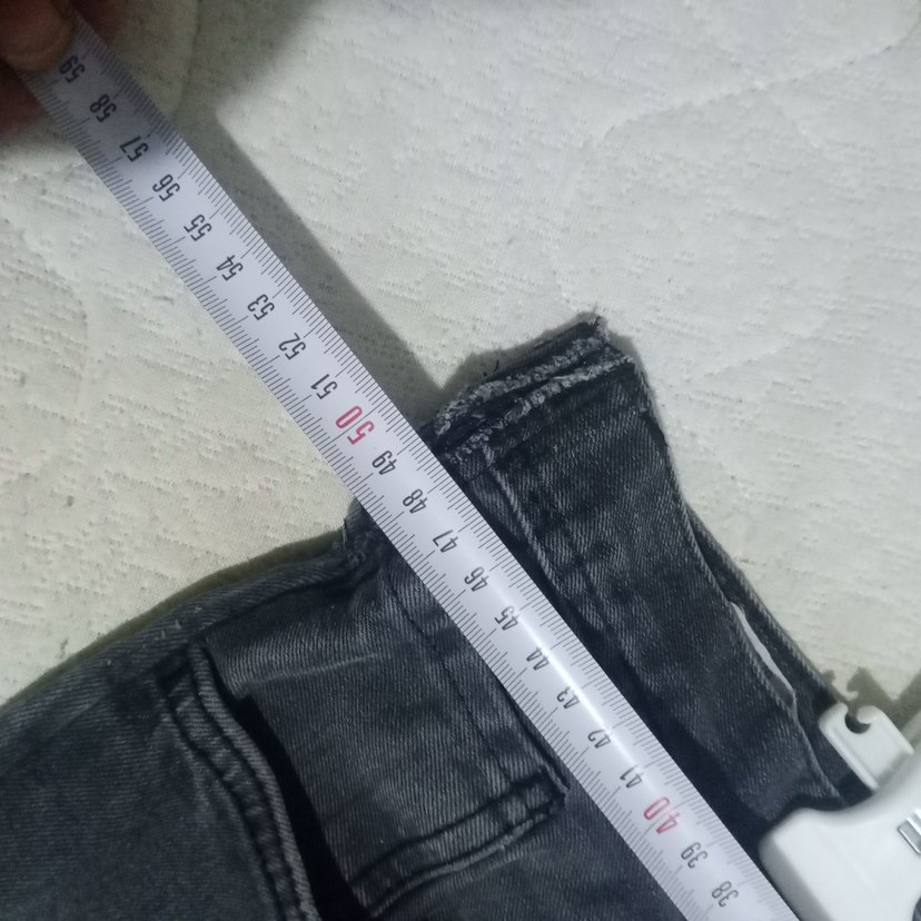 Gri Erkek Kot Pantolon, Regular Fit, - Görsel 5