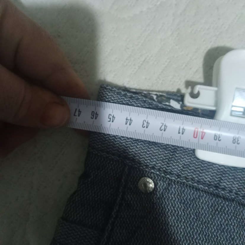 Gri keten Regular Fit Erkek Pantolon - Görsel 5