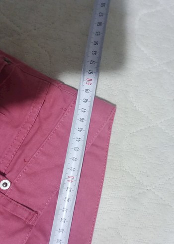 Pembe Kadın Bermuda Şort - Görsel 3