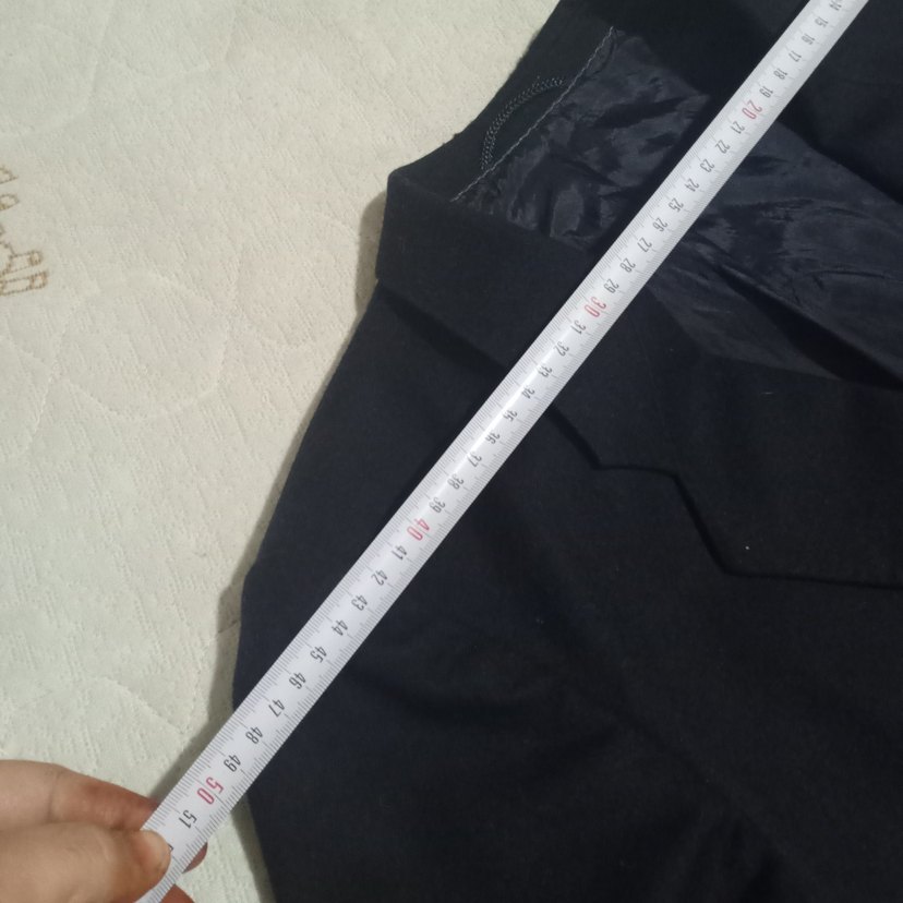 Düğmeli Siyah Kadın Blazer Ceket - Görsel 4