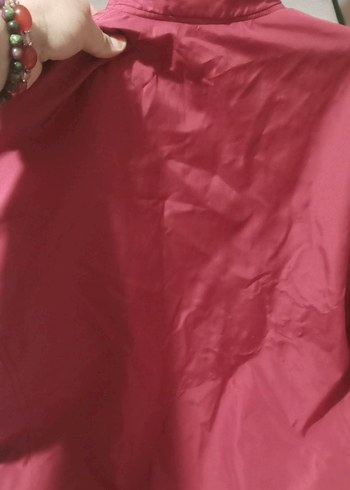 Dizaynlı Kırmızı Fermuarlı erkek mont - Görsel 6