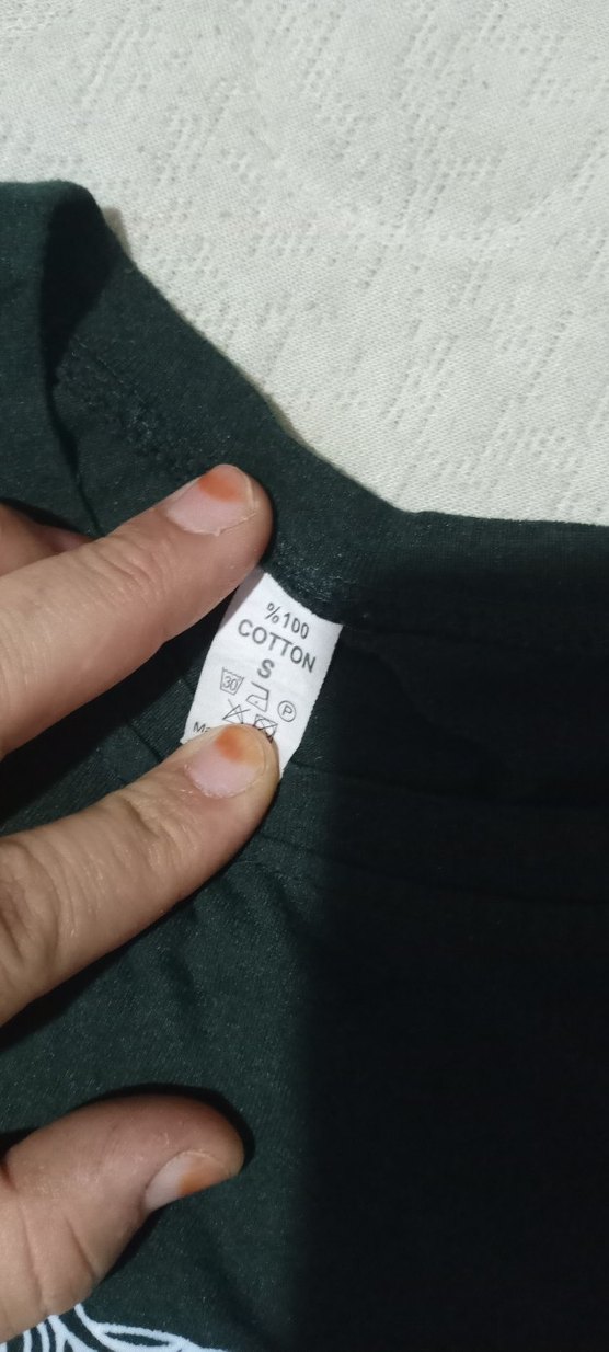 Erkek Siyah Baskılı Kısa Kollu Tişört - Görsel 2