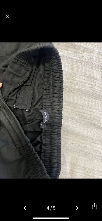 l Beden siyah Renk Lc wakiki keten pantolon