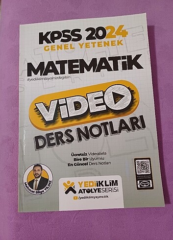  Kpss 2024 mehmet bilge yıldız matematik ders notu