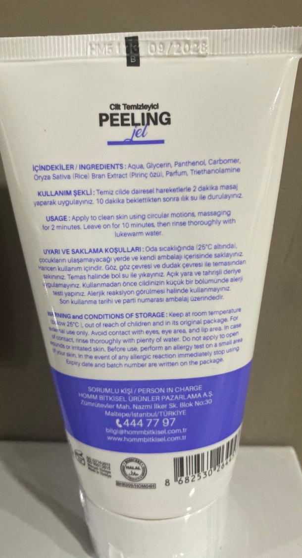 Homm Life Pirinç Özlü Peeling Jel 150ml - Görsel 2