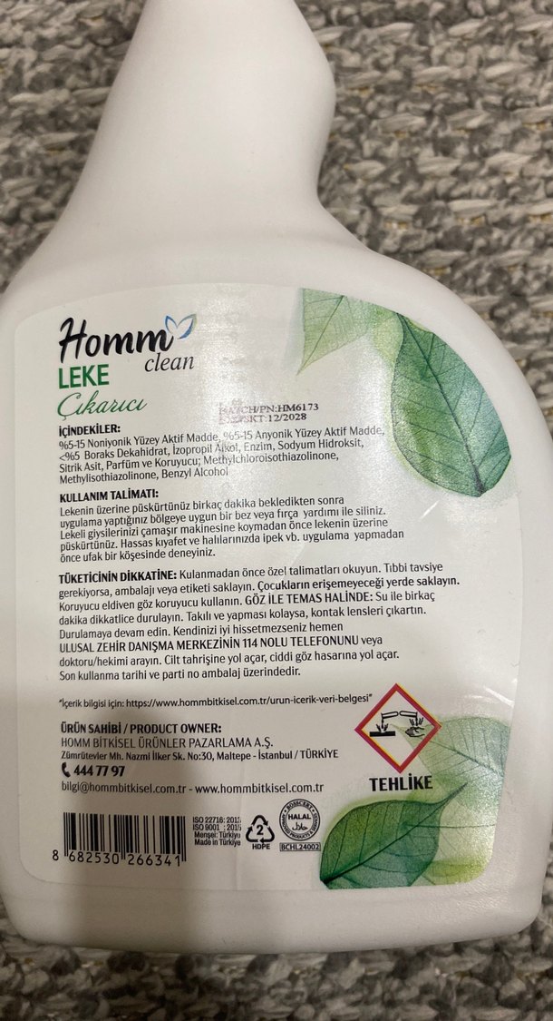 Boraks Katkılı Leke Çıkarıcı 750 ml - Görsel 2