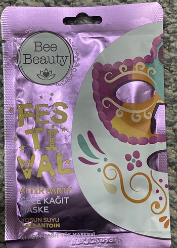 Bee Beauty  Kağıt Yüz Maskesi - Görsel 4