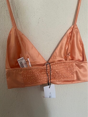 Stradivarius Somon rengi büstiyer