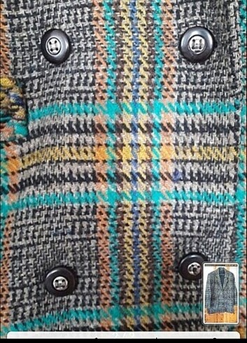 American Vintage Vintage yün dokuma blazer 