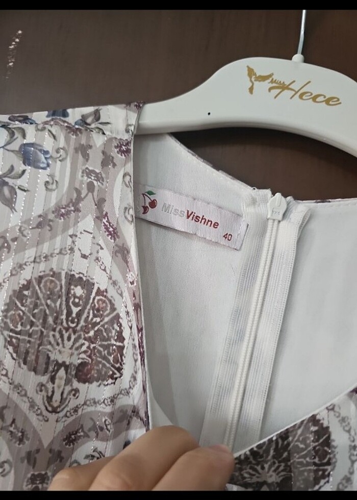 Tesettür şifon elbise - Görsel 2