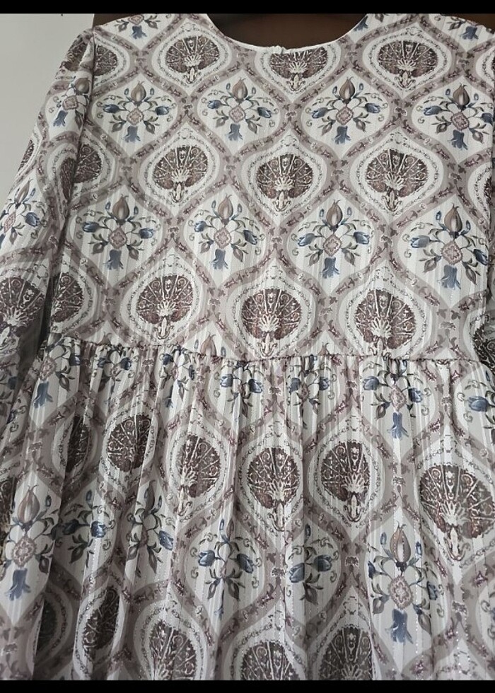 Tesettür şifon elbise - Görsel 3