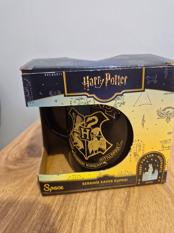 Harry Potter Siyah Seramik Kahve Kupası - Görsel 3