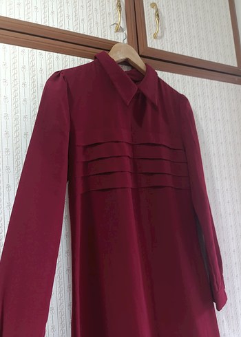 38 Beden Bordo Pilili Tunik