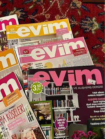 Beden 6 adet dekor dergisi