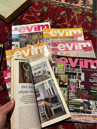 Beden Renk 6 adet dekor dergisi