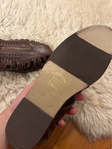 38 Beden Vintage deri sandalet