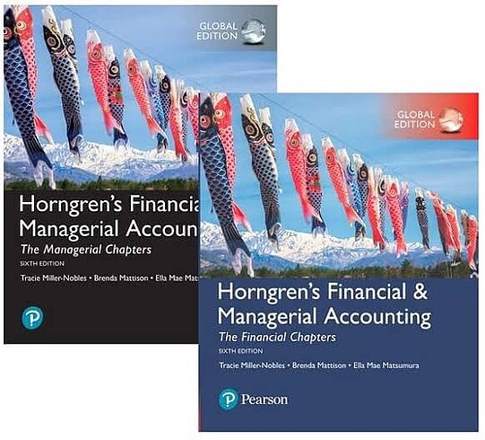 Hongren?s Financial & Managerial Accounting