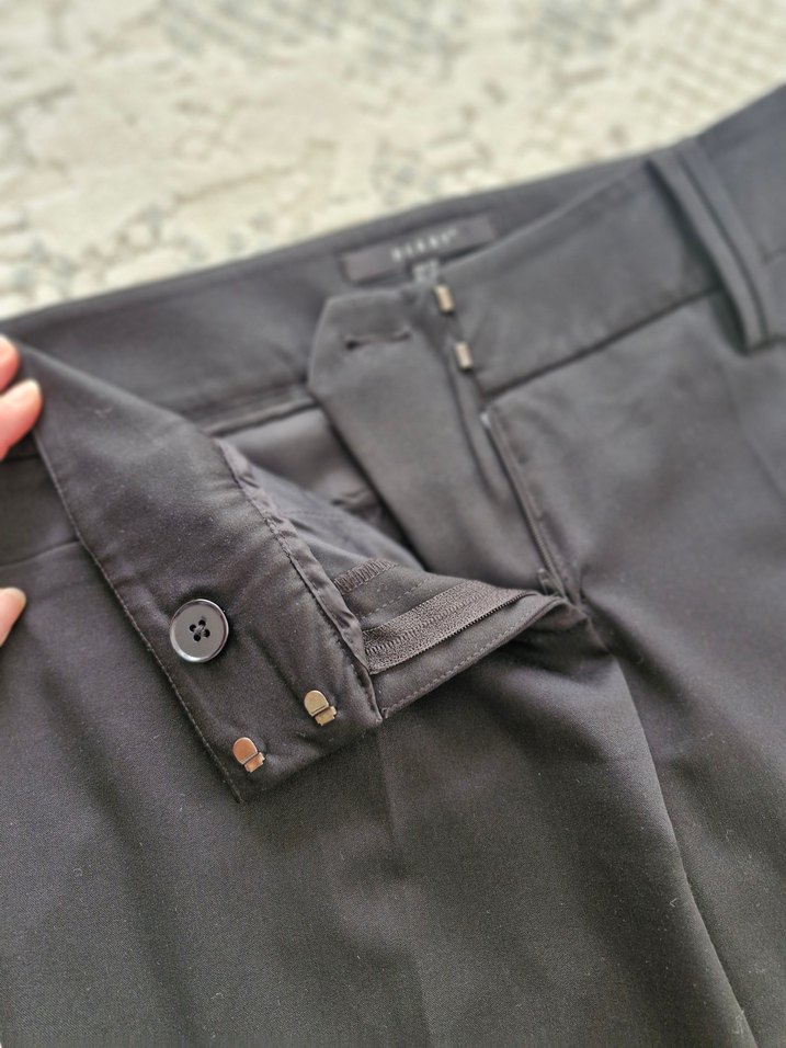 Siyah Kadın Kumaş Pantolon - Görsel 3