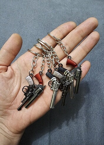 Silah anahtarlık metal modeller