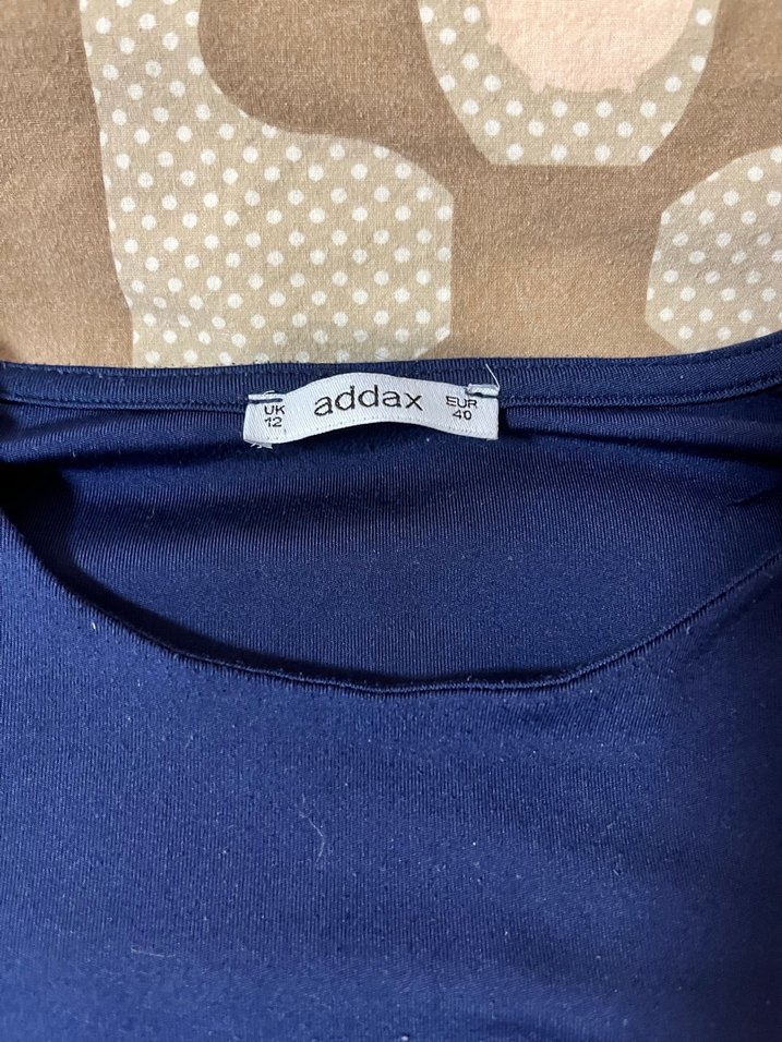 Uzun Kollu Lacivert Kadın Bluz - Görsel 3