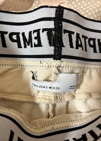 Krem Baskılı Kadın Rahat Kesim Eşofman - Görsel 5