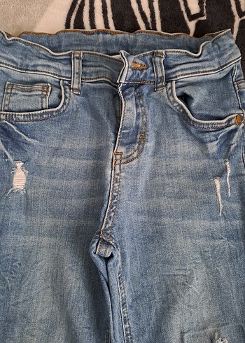 Mavi Salaş Boy Kot Pantolon - Görsel 2