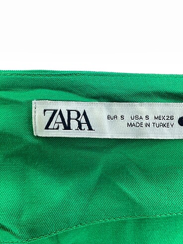 s Beden yeşil Renk Zara Kısa Elbise %70 İndirimli.
