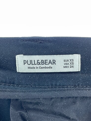 xs Beden siyah Renk Pull and Bear Kumaş Pantolon %70 İndirimli.