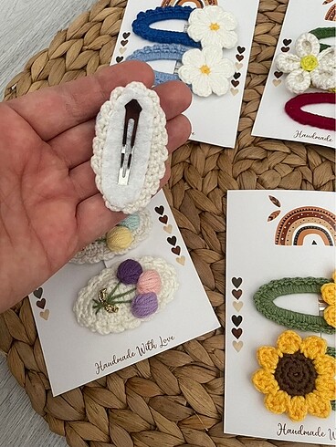 Beden Amigurumi Örgü Çıtçıt Toka Çeşitli