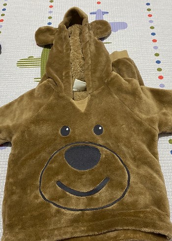 Kahverengi Bebek Erkek Peluş Tulumu - Görsel 3