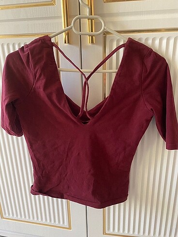 Bershka Bershka Bordo Bluz
