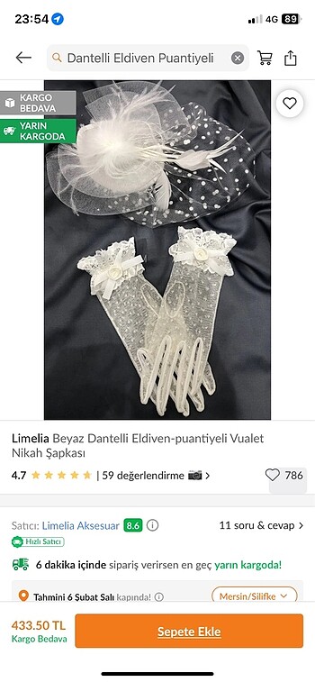 Tasarımcı Nikah eldiveni ve şapka