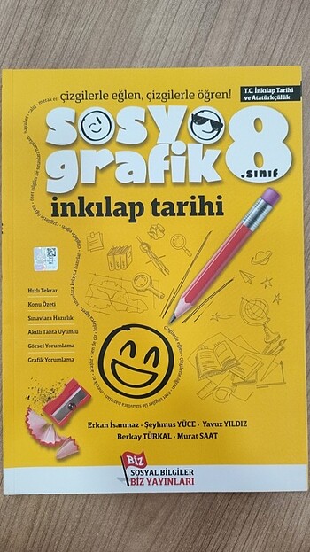 BİZ YAYINLARI 8. SINIF İNKILAP TARİHİ SOSYO GRAFİK 