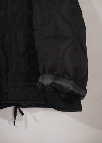 kadın Siyah Kapitone mont ceket - Görsel 5