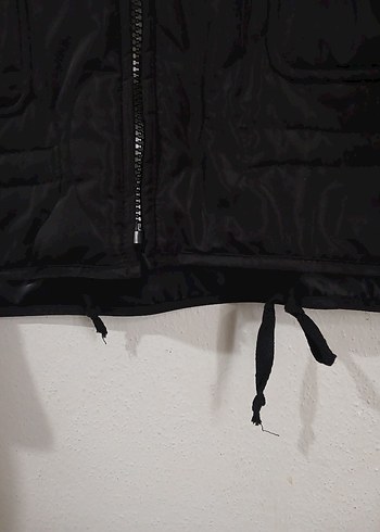 kadın Siyah Kapitone mont ceket - Görsel 4