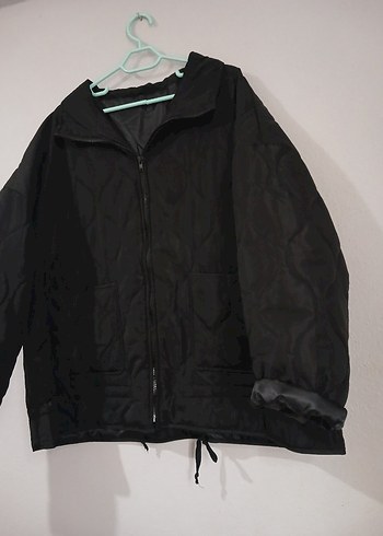 kadın Siyah Kapitone mont ceket - Görsel 3