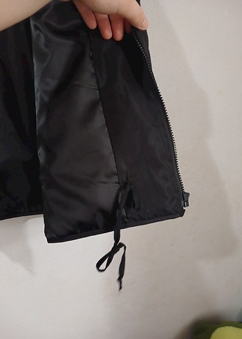 kadın Siyah Kapitone mont ceket - Görsel 8