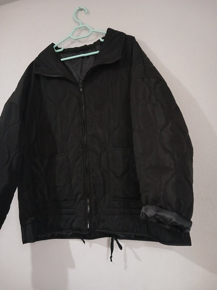 kadın Siyah Kapitone mont ceket - Görsel 3