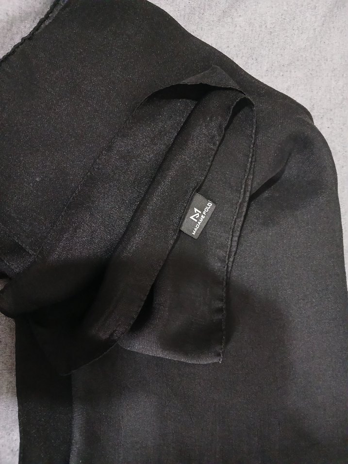 Kadın Siyah eşarp - Görsel 2