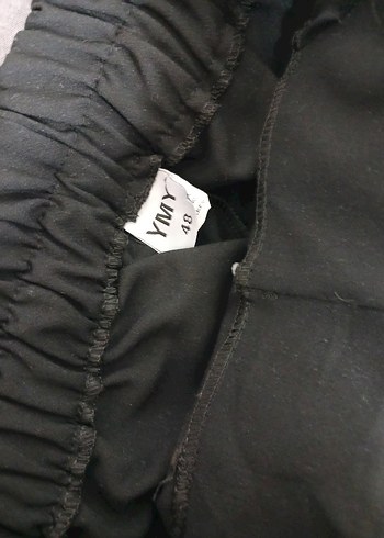 siyah kadın kumaş pantolon - Görsel 3