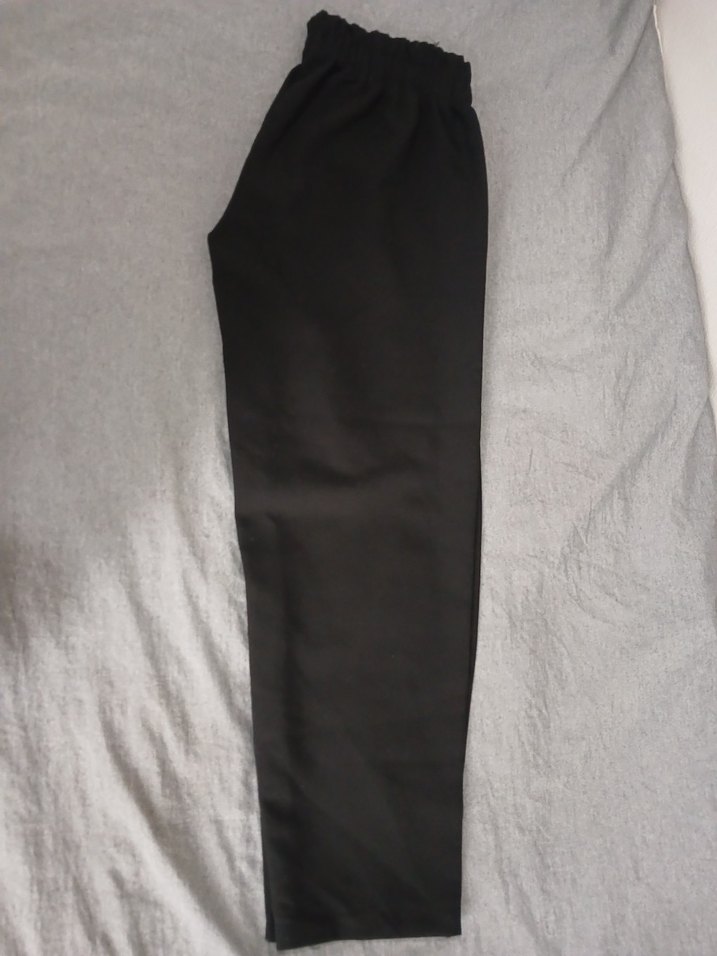 siyah kadın kumaş pantolon - Görsel 5