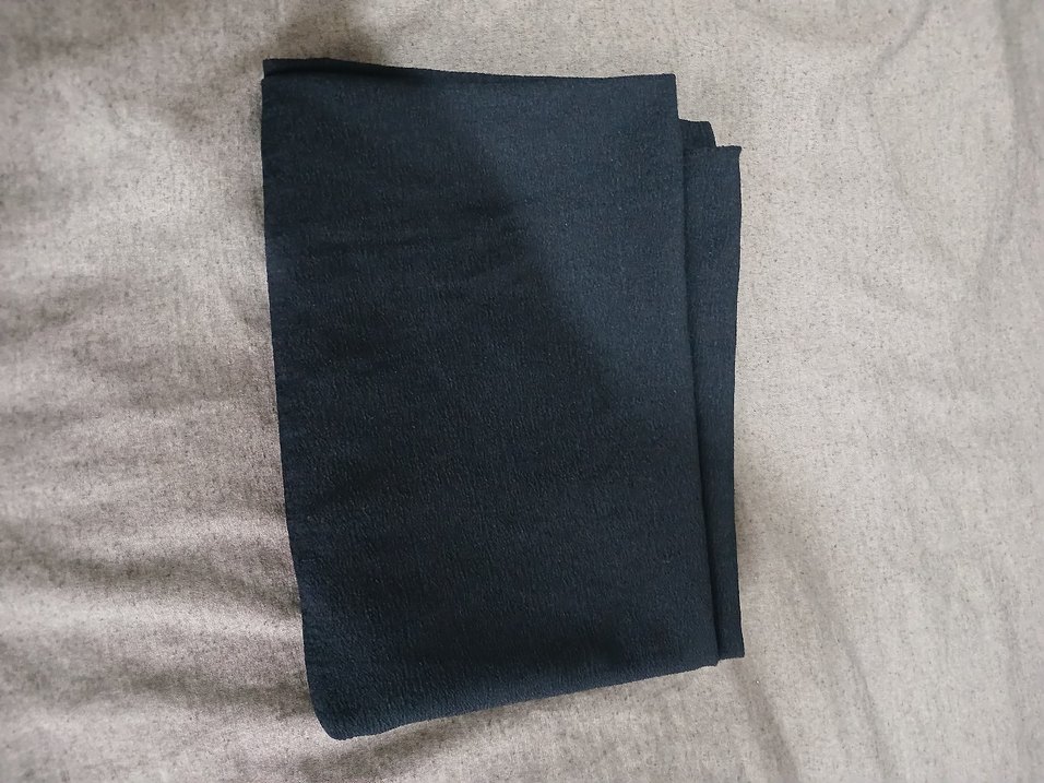 koyu lacivert şal - Görsel 3