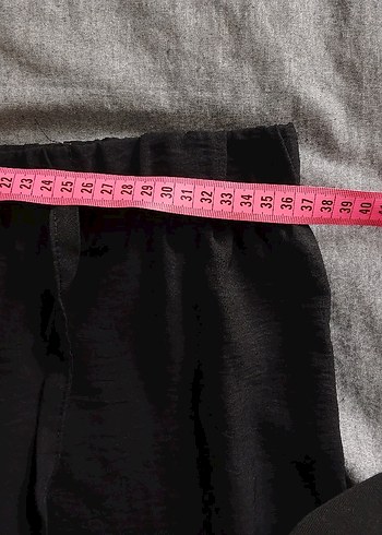 Kadın Siyah Salaş Pantolon - Görsel 6