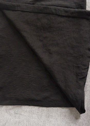 Kadın Siyah Salaş Pantolon - Görsel 8