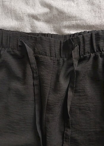 Kadın Siyah Salaş Pantolon - Görsel 2