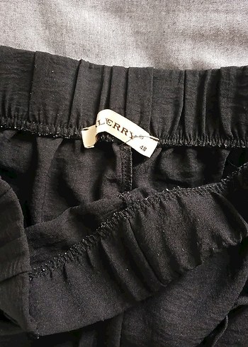 Kadın Siyah Salaş Pantolon - Görsel 5