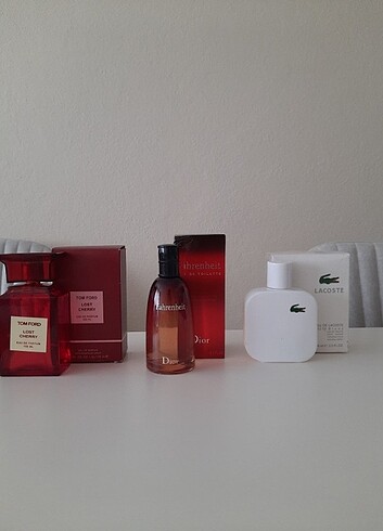 Lacoste dior fahrenheit tom ford lost cherry 